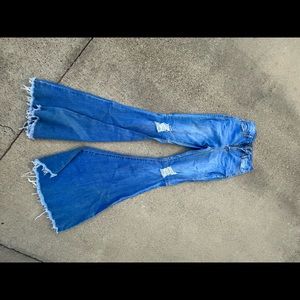 Bell bottoms with heart booty